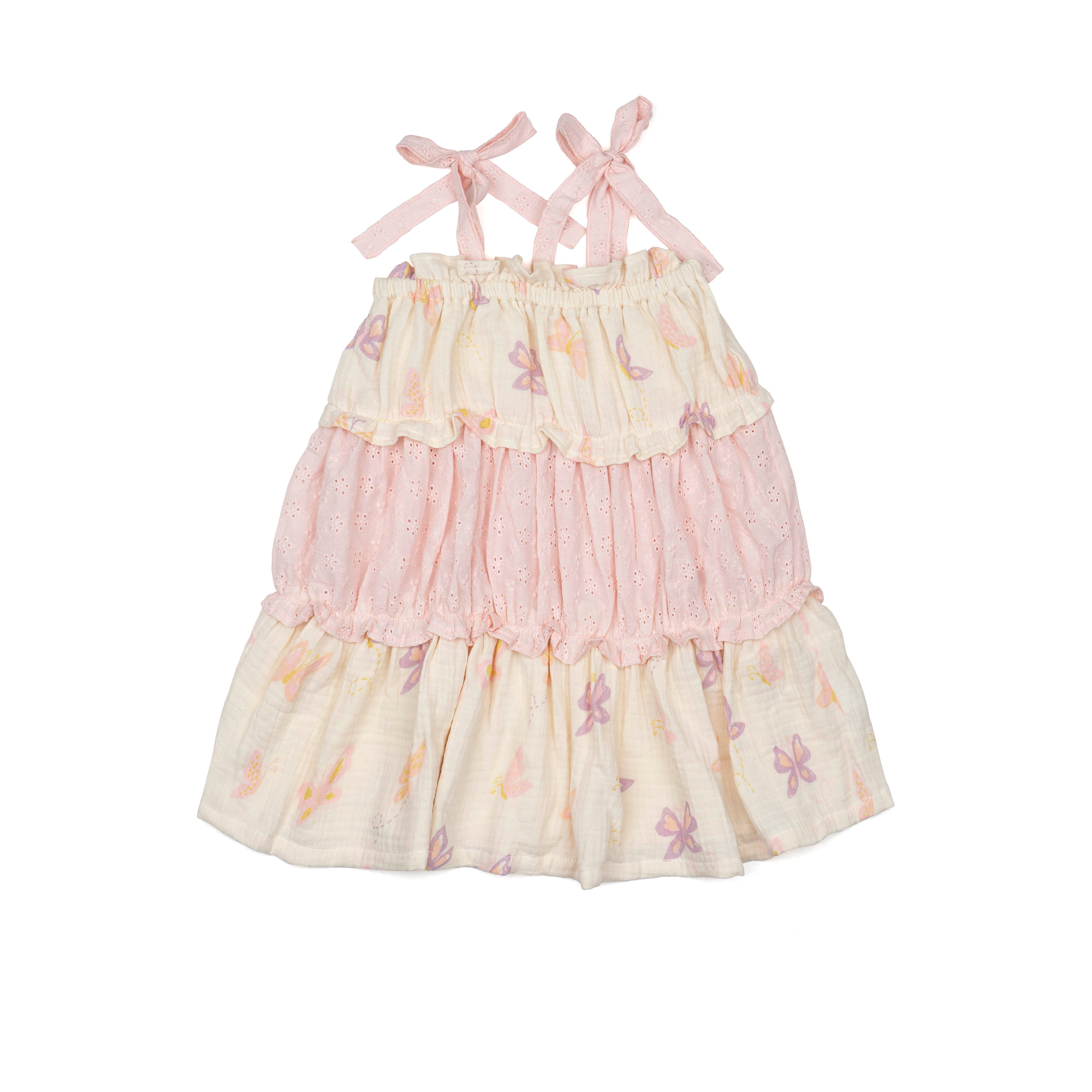 Amber Dress in Butterfly Kiss Natural – Wild Wawa
