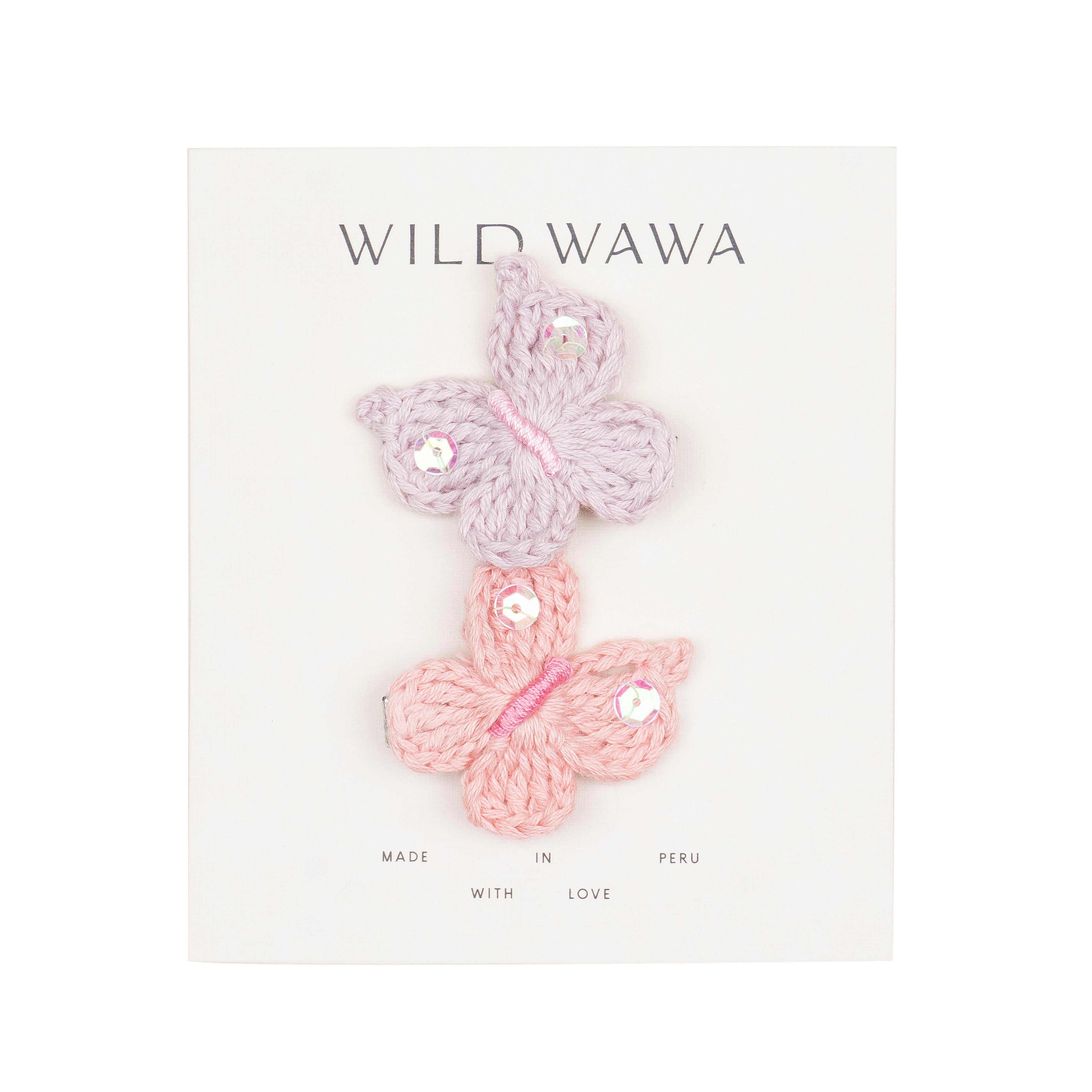 Crochet Clip Set in Butterfly Kiss – Wild Wawa
