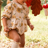 Hazel Romper - Sunflower Field