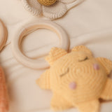 Crochet Rattle in Sun