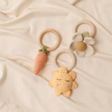 Crochet Rattle in Sun