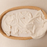 Receiving Blanket w/Crochet Trim in Pearl