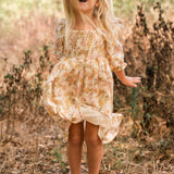 Ivy Dress - Mauve Meadow