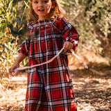 Nora Dress in Heritage Tartan