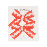 Rickrack Clip set in Tres Cherry