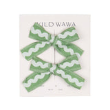 Rickrack Clip set in La Vie en Palm