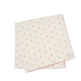 Embroidered Swaddle in Cherries