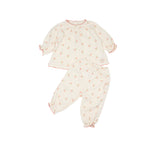 Gauze Two Piece Set in Cherries