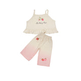 Wide-Leg Pant Set in La Berry Club