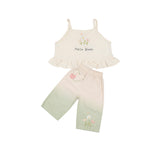 Wide-Leg Pant Set in Petite Bloom