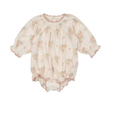 Gauze Romper in Parfait Pink