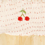 Cherry Tutu in Red Dot