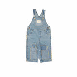 Patchwork Stars Overalls - Denim