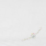 Embroidered Swaddle in Bouquet