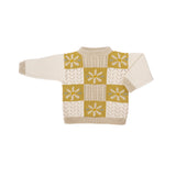 Daisy Patchwork Sweater - Honeycomb