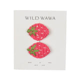 Crochet Clip Set in Strawberries