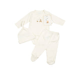 Pima Embroidered Bundle Set in Honey Bear