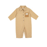 Buttons Jumpsuit - Sandstone