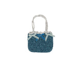 Crochet Purse - Aegean Blue