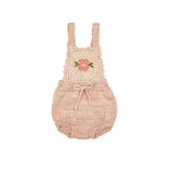 Patchwork Romper - Vintage Blush