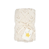 Knitted Blanket in Natural