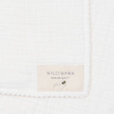 Embroidered Swaddle in Bees
