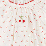 Gauze Two Piece Set in Cherry