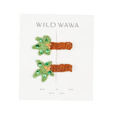 Crochet Clip Set in Palm