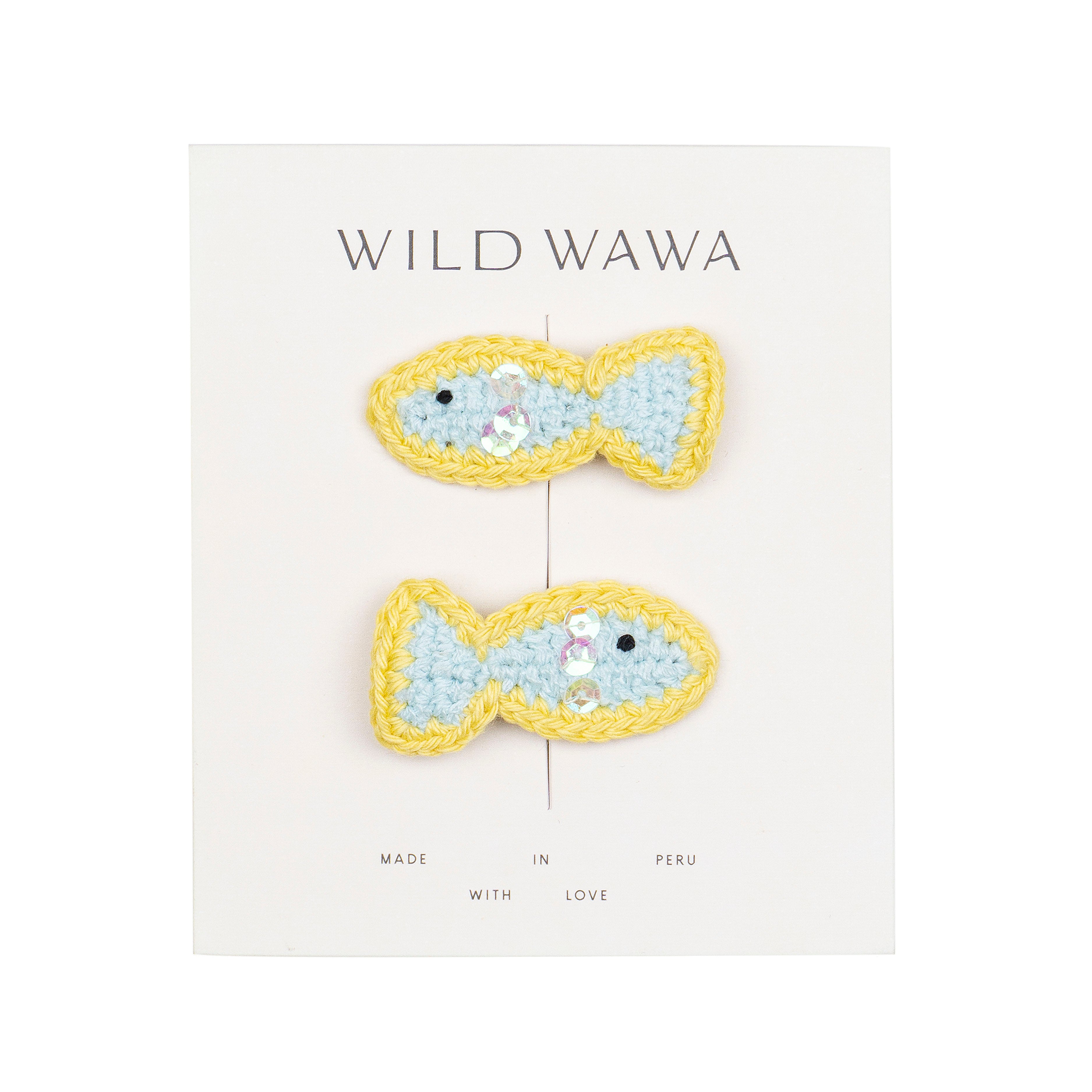 rui様コメント制♡ハンドメイド♡ファークリップ レジン ビーズ刺繍① Crochet Clip Set in Fish – Wild Wawa