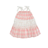 Amber Dress in Pink Gingham