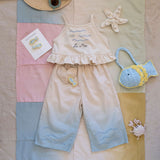 Wide-Leg Pant Set in La Mer