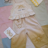 Wide-Leg Pant Set in Ciao Bella