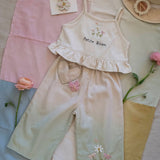 Wide-Leg Pant Set in Petite Bloom