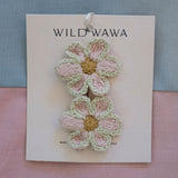 Crochet Clip Set in Petite Bloom
