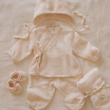 Gauze Bundle Set in Embroidered Bouquet