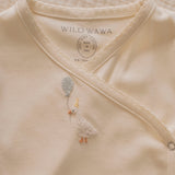 Pima Embroidered Bundle Set in Goose