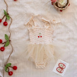 Cherry Tutu in Red Dot