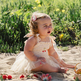 Cherry Tutu in Red Dot