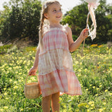 Amber Dress in Pink Gingham