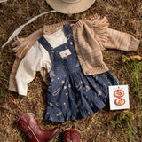 Crochet Clip Set in Prairie Pony