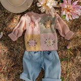 Patchwork Sweater in Meadow Bloom