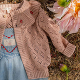 Thea Cardigan in Dusty Bloom