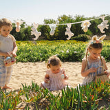 Heart Pocket Pant Set in Blue Gingham