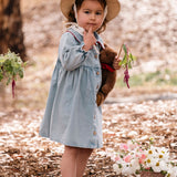 Clementine Dress in Denim Darling