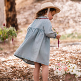 Clementine Dress in Denim Darling