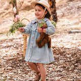 Clementine Dress in Denim Darling