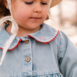 Clementine Dress in Denim Darling