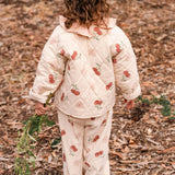 Quilted Jacket in Cherry Bloom