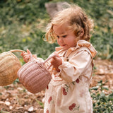 Overall Romper in Cherry Bloom