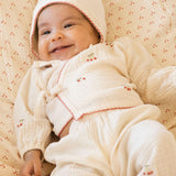 Gauze Bundle Set in Embroidered Cherries